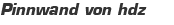 Pinnwand von hdz