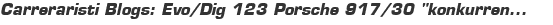 Carreraristi Blogs: Evo/Dig 123 Porsche 917/30 "konkurren...